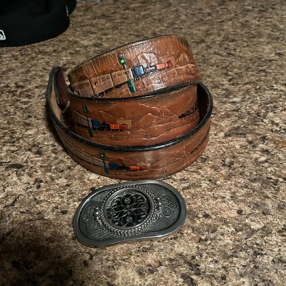 Vintage Train Western Belt - Picture 4 of 6